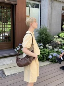 Sienna's Rich Horn-Like Crescent Bag
