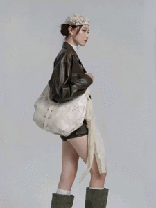 Luna - Goth Lace Hobo Bag