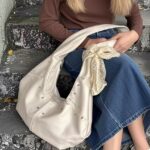 Luna – Goth Lace Hobo Bag